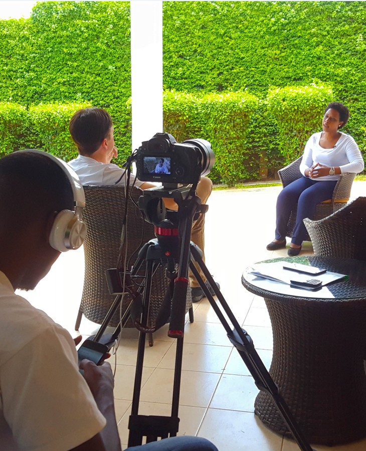 Filmmaker in Rwanda